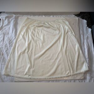 Vintage Pink Lady Cream Women's slip for skirt
